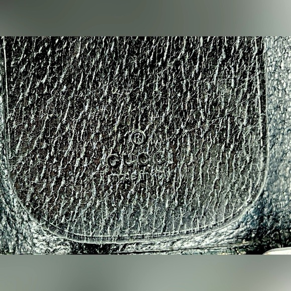 W010. ‼️💗RARE💗‼️ Mini Gucci Black Leather 6 key Ring Wallet/Card Holder EUC - Picture 8 of 10